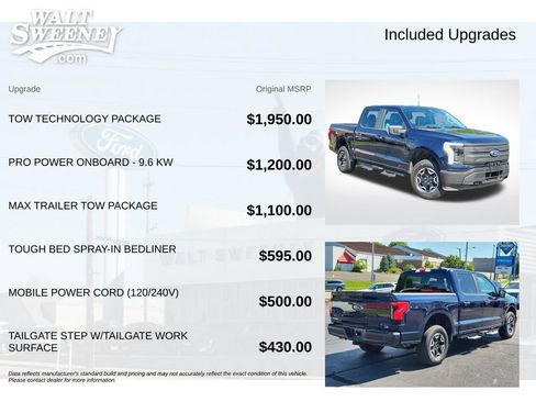 Used 2023 Ford F150 Lightning Pro w/ Tow Technology Package AWD/4WD image 11