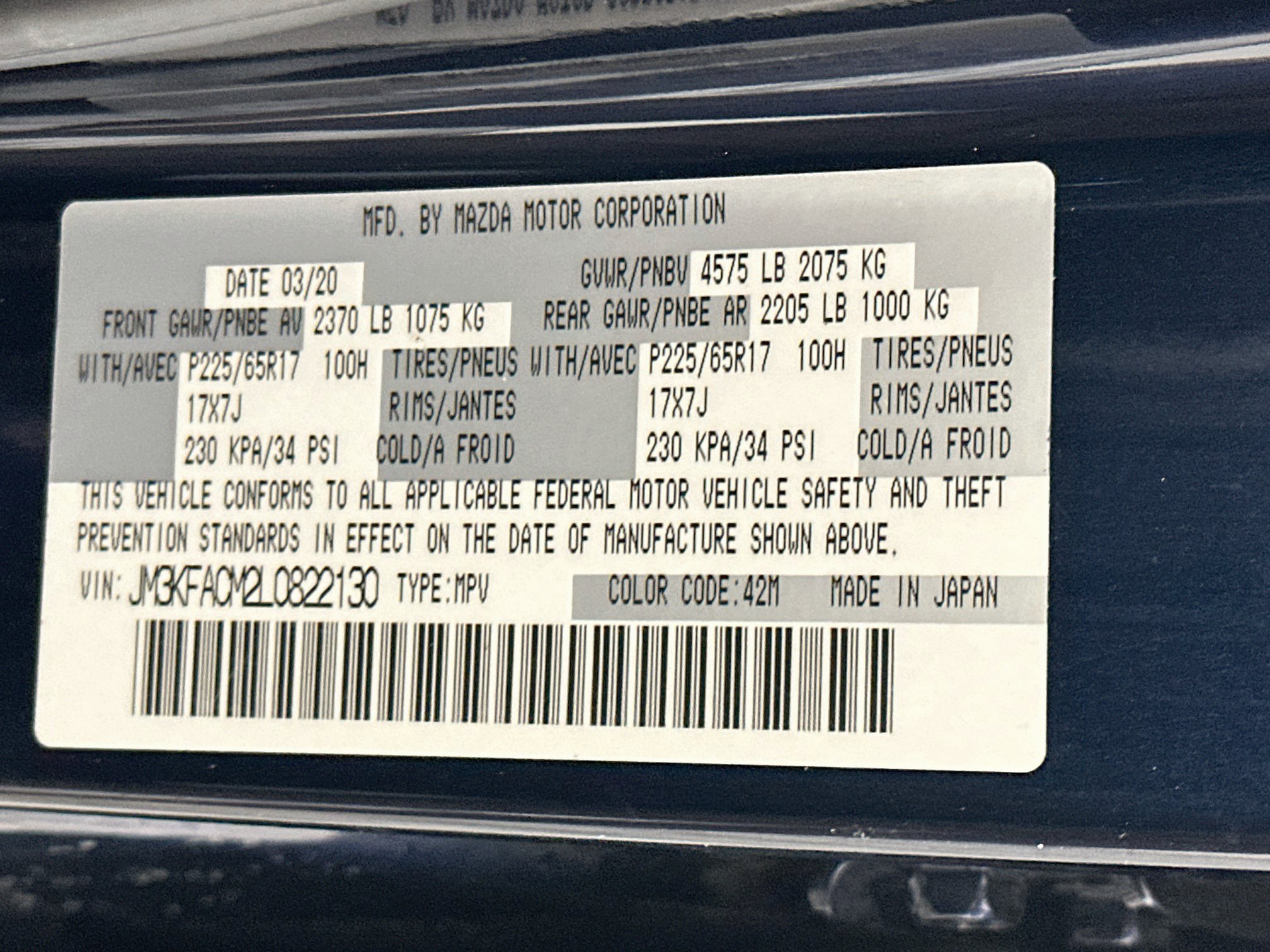 Used 2020 MAZDA CX-5 Touring FWD image 12