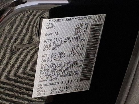 New 2026 INFINITI QX60 Autograph w/ Dark Cargo Package image 23