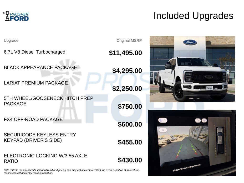 New 2026 Ford F350 Lariat w/ Black Appearance Package AWD/4WD image 3