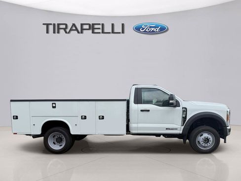 Used 2024 Ford F550 4x4 Regular Cab Super Duty w/ Snow Plow Prep Package image 3