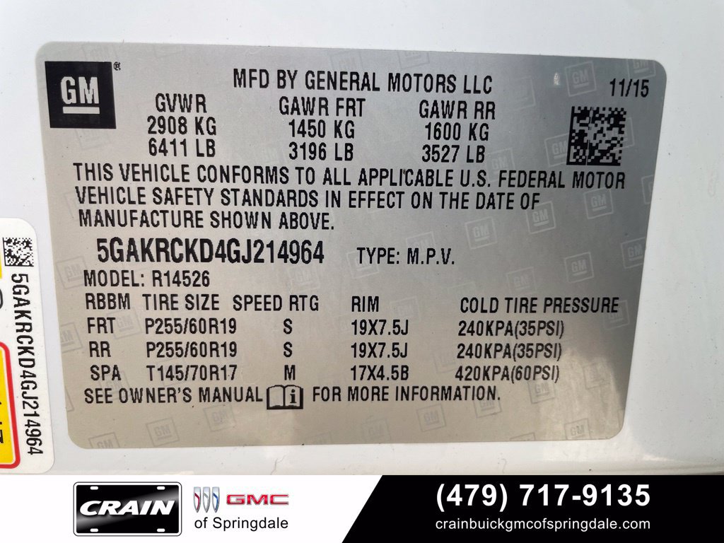 Used 2016 Buick Enclave Premium w/ Trailering Package FWD image 34