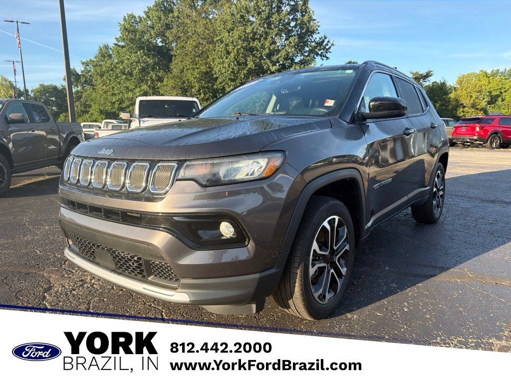 Used 2022 Jeep Compass Limited w/ Sun and Sound Group AWD/4WD image 1
