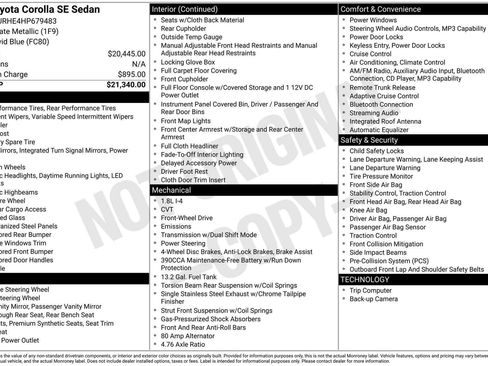 Used 2017 Toyota Corolla SE FWD image 33