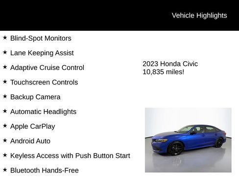 Used 2023 Honda Civic Sport image 5