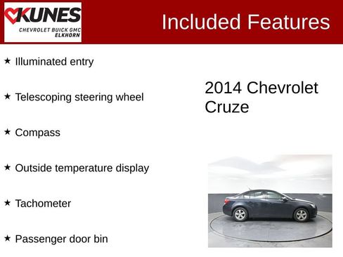 Used 2014 Chevrolet Cruze LT FWD image 3