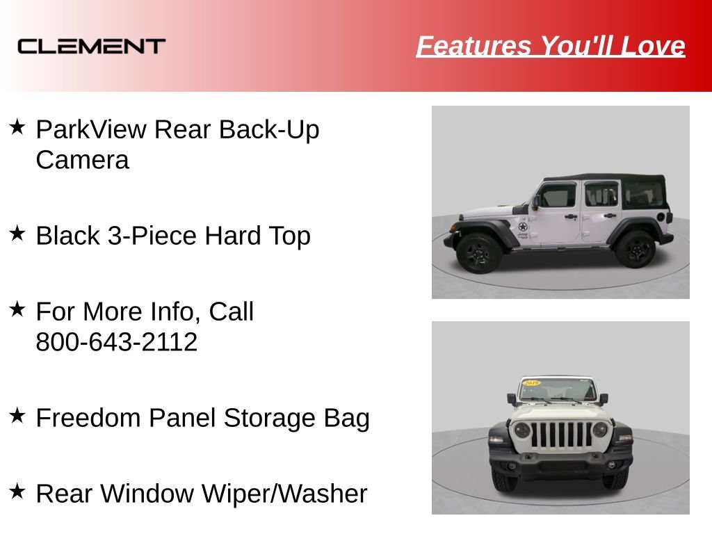 Used 2019 Jeep Wrangler Unlimited Sport AWD/4WD image 19