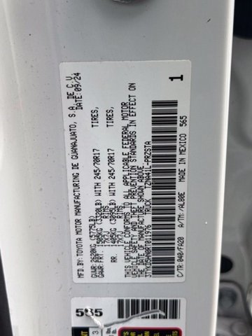 Certified 2024 Toyota Tacoma SR RWD image 12