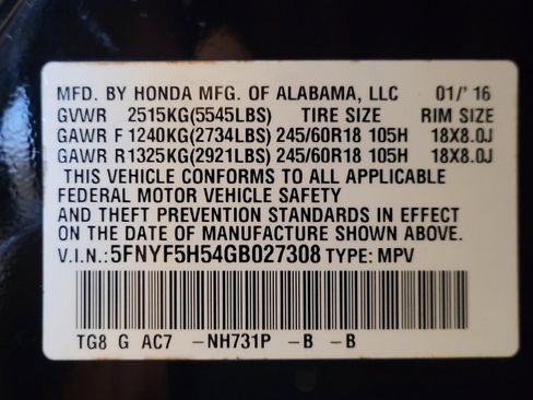Used 2016 Honda Pilot EX-L image 33