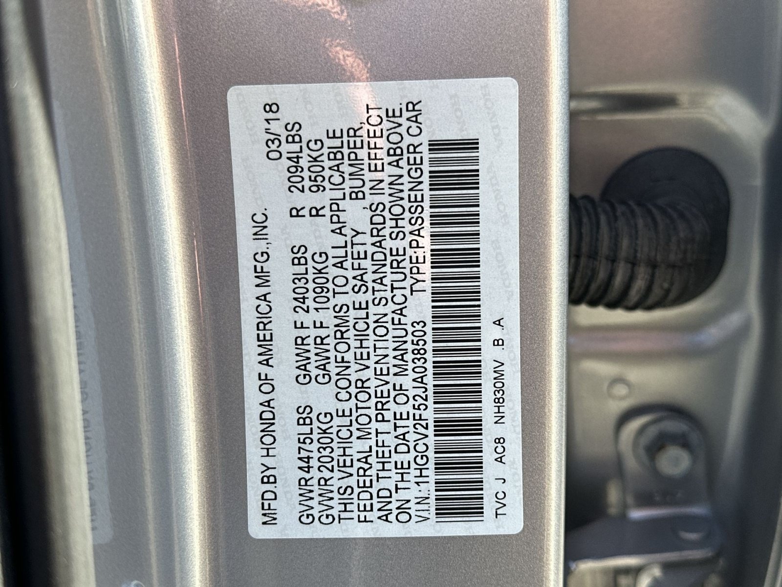 Used 2018 Honda Accord EX-L image 14