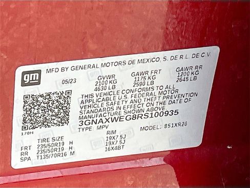 Used 2024 Chevrolet Equinox RS w/ RS Leather Package image 30