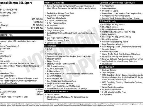 New 2026 Hyundai Elantra SEL Sport Premium FWD image 27