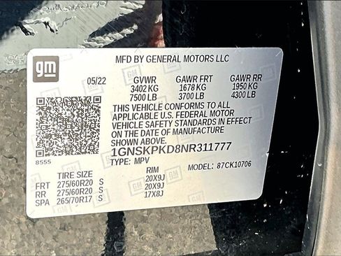 Used 2022 Chevrolet Tahoe Z71 w/ Luxury Package image 33