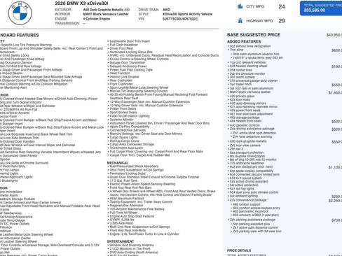 Used 2020 BMW X3 xDrive30i w/ Convenience Package image 5