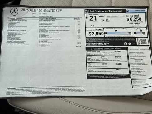 New 2026 Mercedes-Benz GLE 450 4MATIC image 33