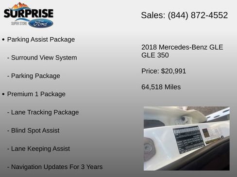 Used 2018 Mercedes-Benz GLE 350 image 12
