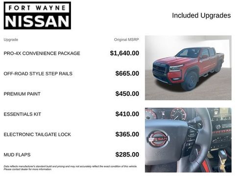 New 2026 Nissan Frontier PRO-4X w/ Pro-4x Convenience Package image 4
