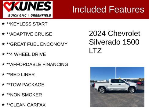 Used 2024 Chevrolet Silverado 1500 LTZ image 3