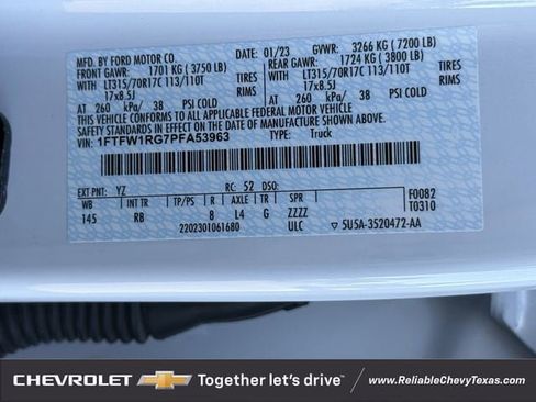 Used 2023 Ford F150 Raptor AWD/4WD image 41