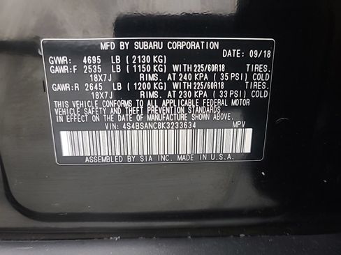 Used 2019 Subaru Outback 2.5i Limited AWD/4WD image 36
