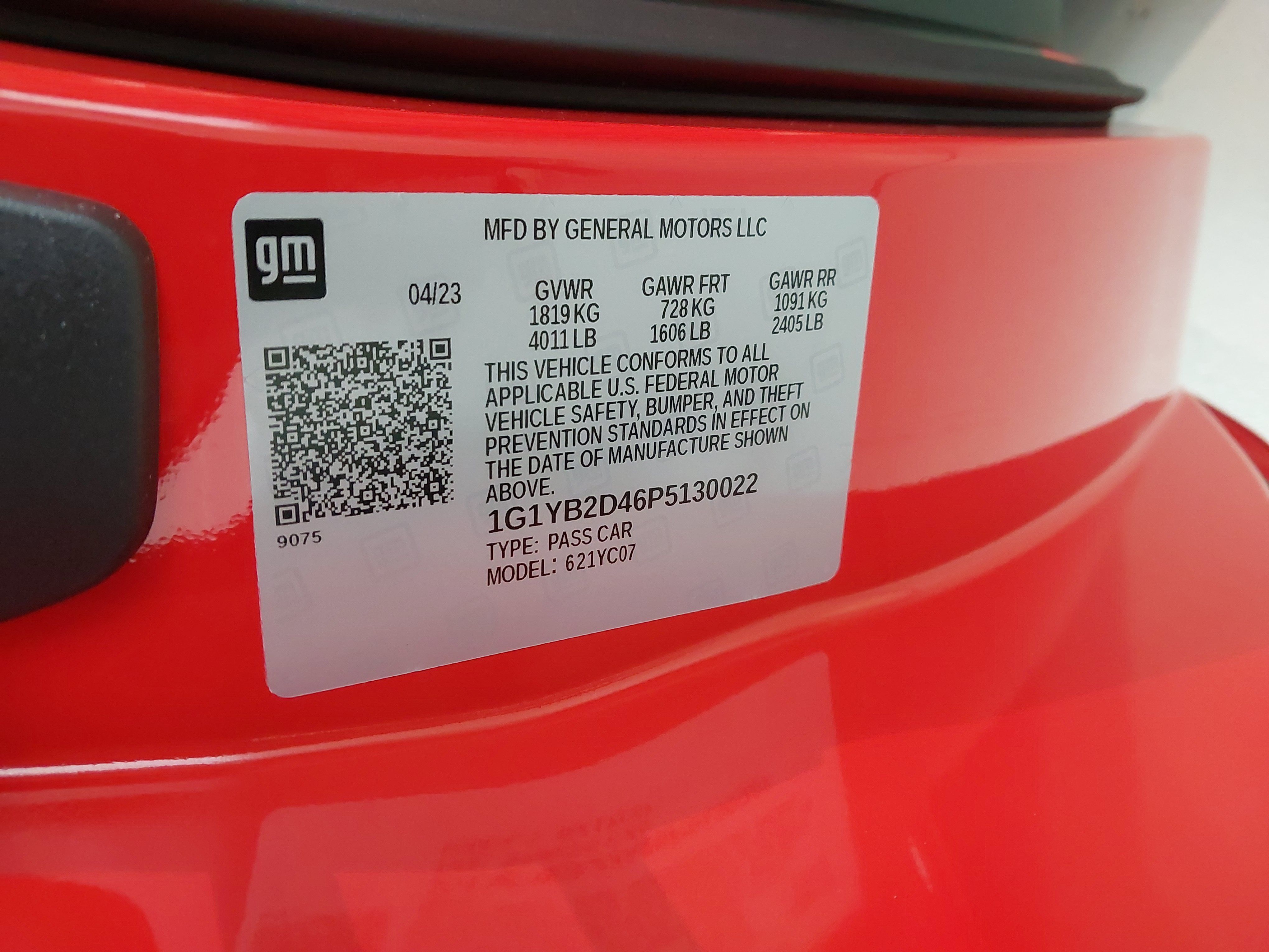 Used 2023 Chevrolet Corvette Stingray Preferred Cpe w/ Chrome Exterior Badge Package RWD image 34