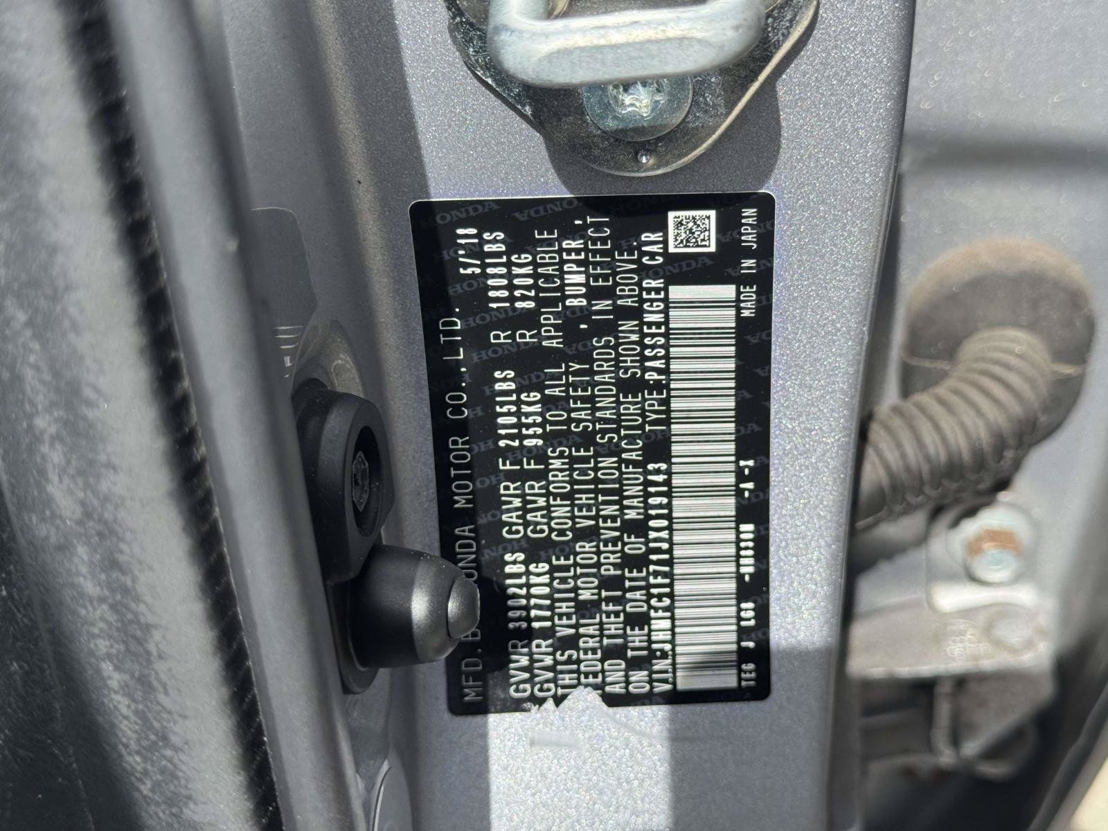 Used 2018 Honda Civic EX-L image 14