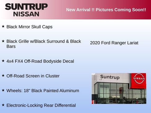 Used 2020 Ford Ranger Lariat w/ Equipment Group 501A Mid image 4