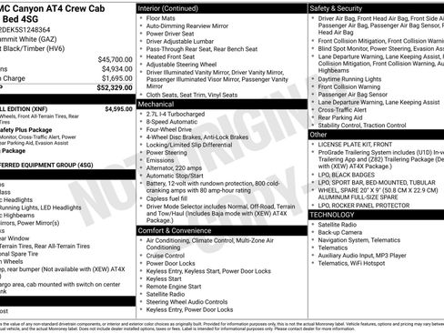 New 2025 GMC Canyon AT4 w/ Nightfall Edition image 3