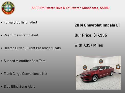 Used 2014 Chevrolet Impala LT w/ Premium Seating Package FWD image 22