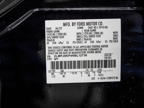 Used 2022 Lincoln Nautilus Reserve w/ Equipment Group 201A AWD/4WD image 44