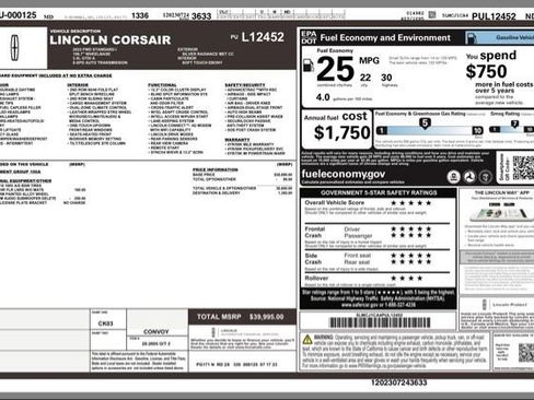 Used 2023 Lincoln Corsair FWD image 31