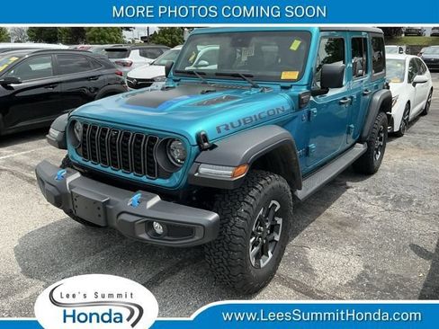 Used 2024 Jeep Wrangler Unlimited Rubicon 4xe w/ Technology Group AWD/4WD image 1
