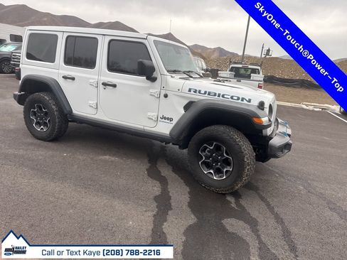 Used 2023 Jeep Wrangler Unlimited Rubicon 4xe w/ Safety Group image 4