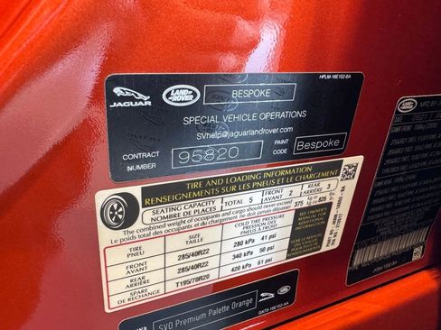 Used 2022 Land Rover Range Rover Sport SVR image 44