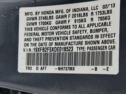 Used 2013 Honda Civic LX image 12