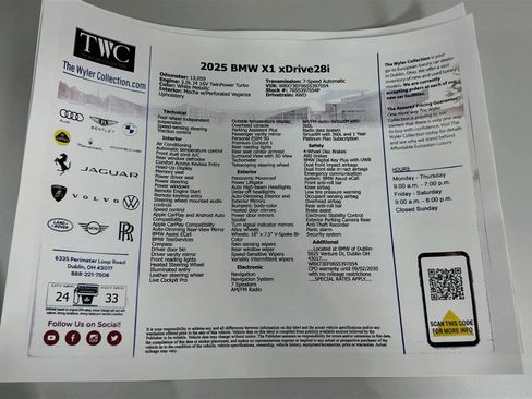 Used 2025 BMW X1 xDrive28i AWD/4WD image 49