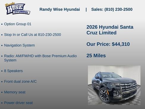 New 2026 Hyundai Santa Cruz Limited AWD/4WD image 5