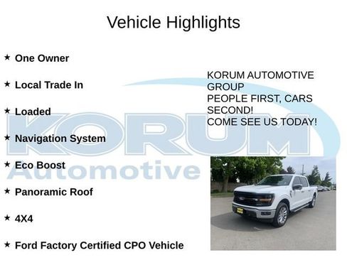 Certified 2024 Ford F150 XLT w/ Equipment Group 303A High AWD/4WD image 4