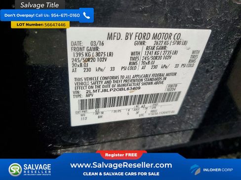 Used 2016 Lincoln MKX Reserve w/ Technology Package AWD/4WD image 17