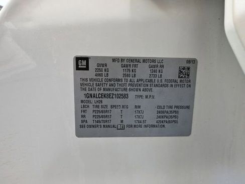 Used 2014 Chevrolet Equinox LT w/ Power Convenience Package FWD image 46