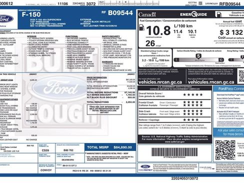 Used 2024 Ford F150 XLT w/ Equipment Group 303A High AWD/4WD image 88