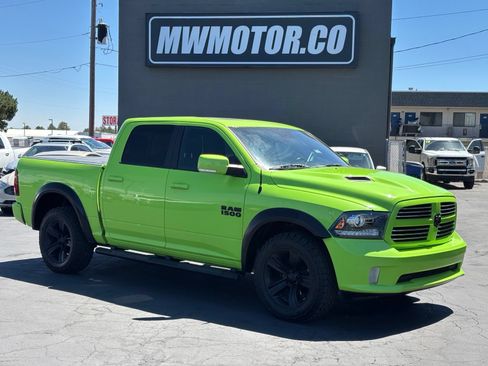 Used 2017 RAM 1500 Sport w/ Sublime Green Sport Package AWD/4WD image 1