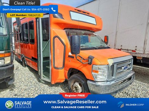 Used 2017 Ford E-350 and Econoline 350 Super Duty w/ Shuttle Bus Prep Package image 1