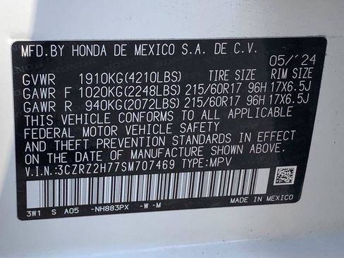 Certified 2025 Honda HR-V EX-L image 44