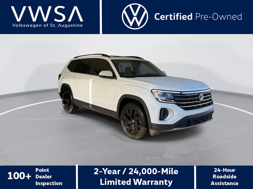 Certified 2024 Volkswagen Atlas SE w/ Panoramic Sunroof Package FWD image 1