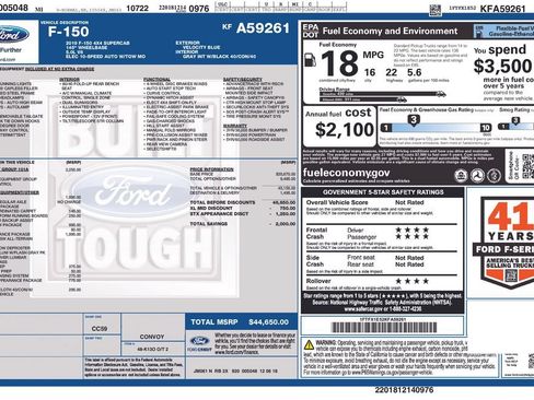 Used 2019 Ford F150 XL w/ Equipment Group 101A Mid AWD/4WD image 11