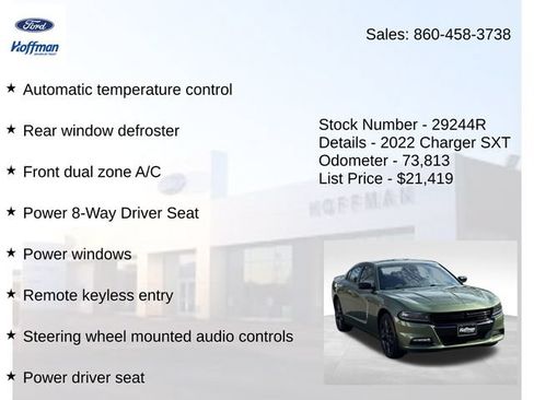 Used 2022 Dodge Charger SXT w/ Blacktop Package AWD/4WD image 20