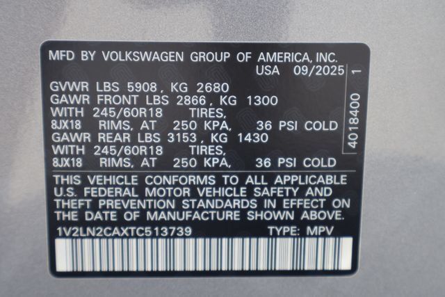 Certified 2026 Volkswagen Atlas SE AWD/4WD image 28