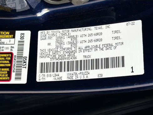 Used 2022 Toyota Tundra 1794 Edition image 43