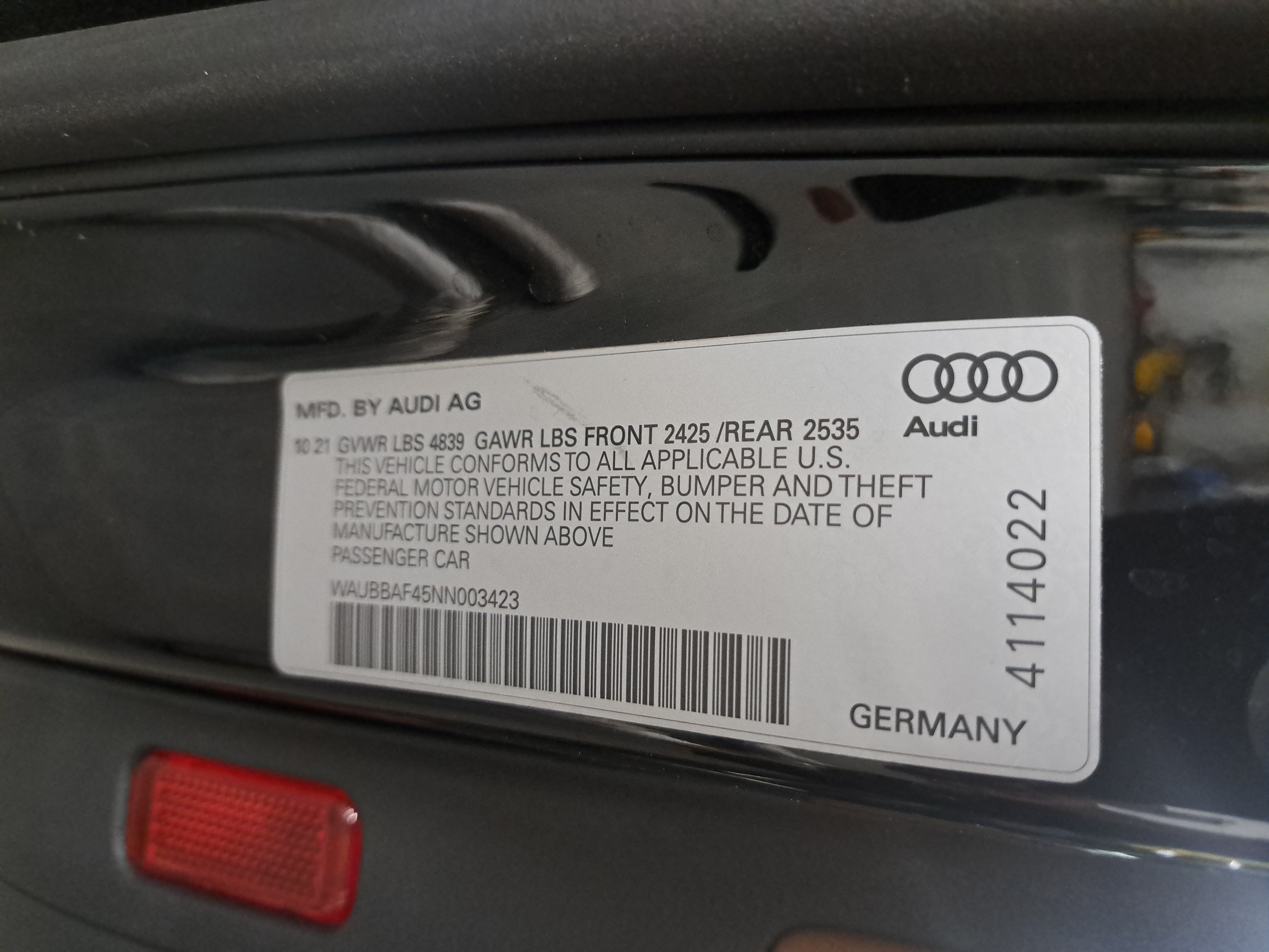 Used 2022 Audi A4 2.0T Premium Plus w/ Premium Plus Package AWD/4WD image 36